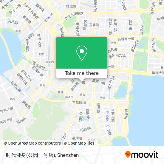 时代健身(公园一号店) map