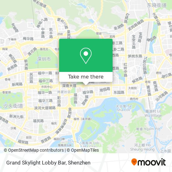 Grand Skylight  Lobby Bar map
