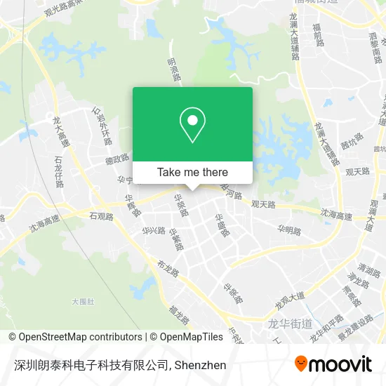 深圳朗泰科电子科技有限公司 map