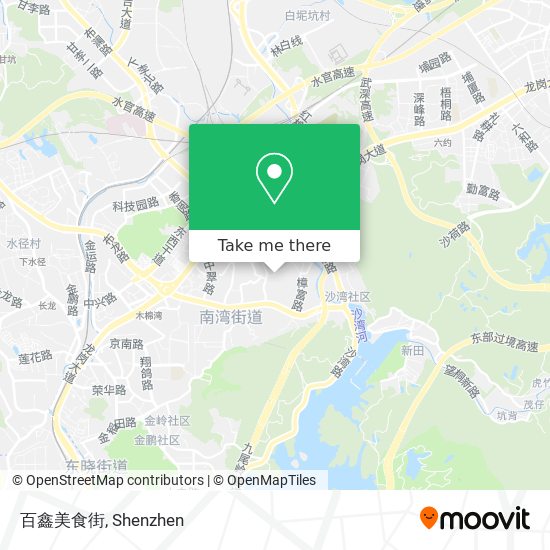 百鑫美食街 map