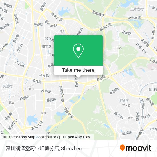 深圳润泽堂药业旺塘分店 map