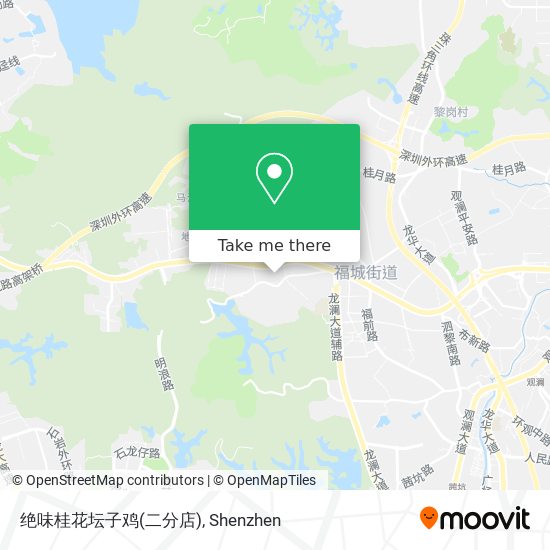 绝味桂花坛子鸡(二分店) map