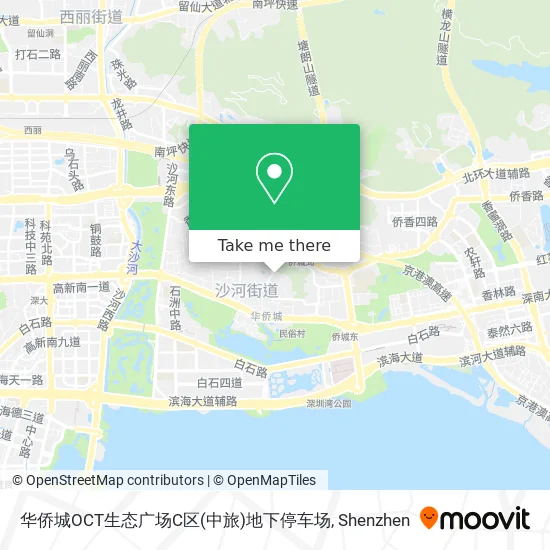 华侨城OCT生态广场C区(中旅)地下停车场 map
