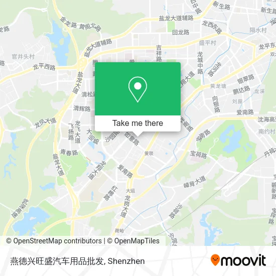 燕德兴旺盛汽车用品批发 map