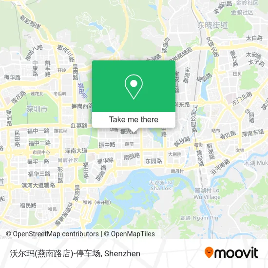 沃尔玛(燕南路店)-停车场 map