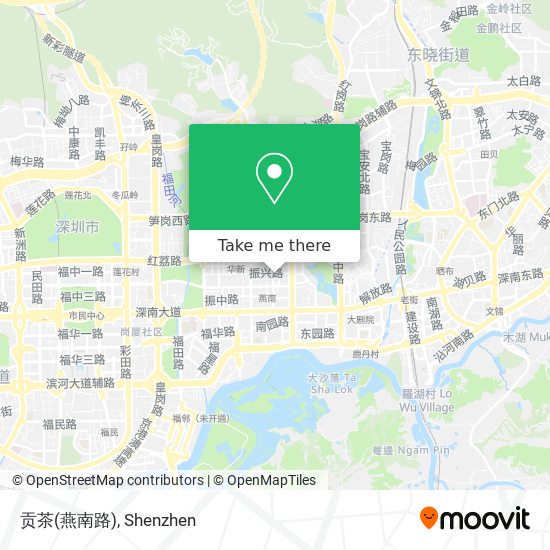 贡茶(燕南路) map