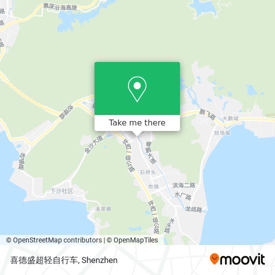 喜德盛超轻自行车 map