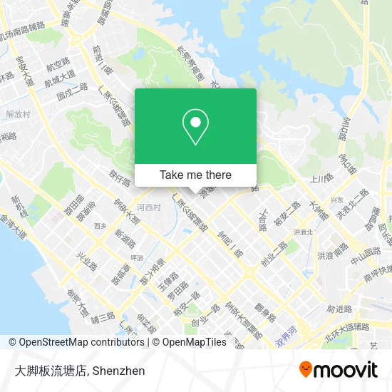 大脚板流塘店 map