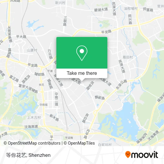 等你花艺 map