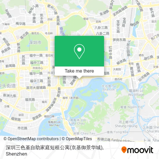 深圳三色堇自助家庭短租公寓(京基御景华城) map