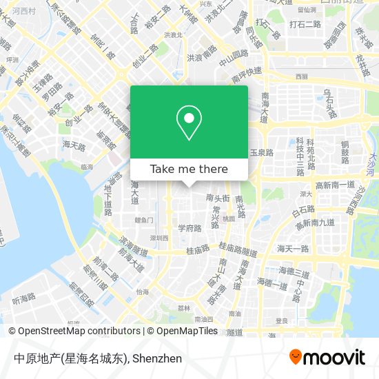 中原地产(星海名城东) map