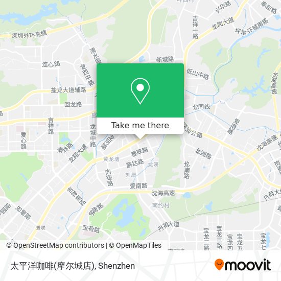 太平洋咖啡(摩尔城店) map