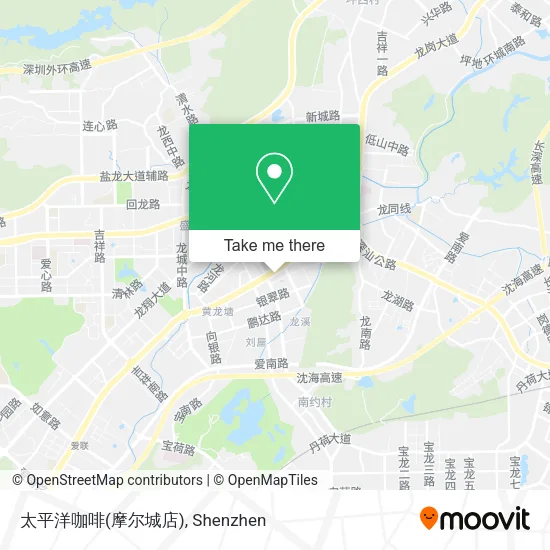 太平洋咖啡(摩尔城店) map