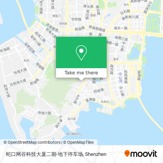 蛇口网谷科技大厦二期-地下停车场 map