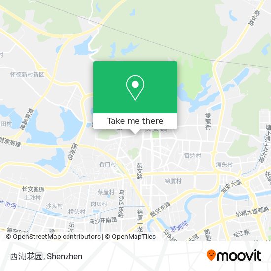 西湖花园 map