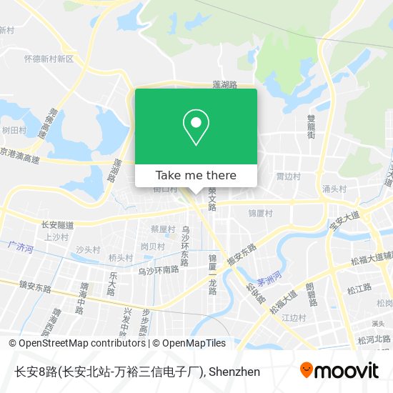长安8路(长安北站-万裕三信电子厂) map