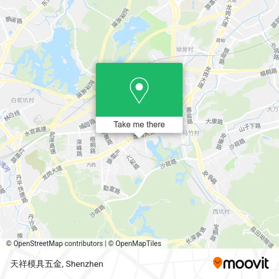 天祥模具五金 map