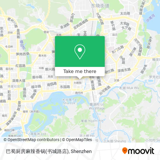 巴蜀厨房麻辣香锅(书城路店) map