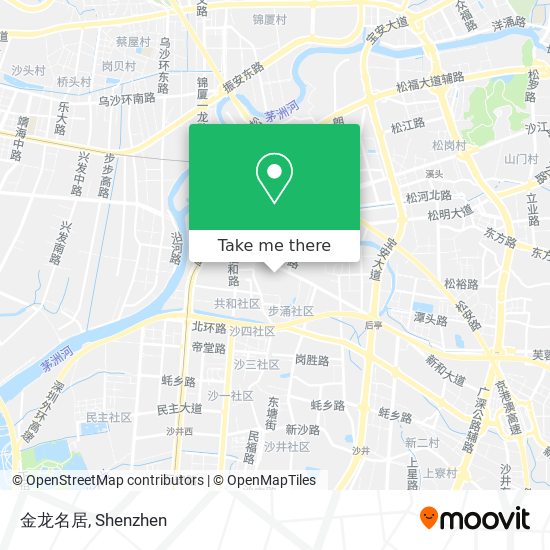 金龙名居 map