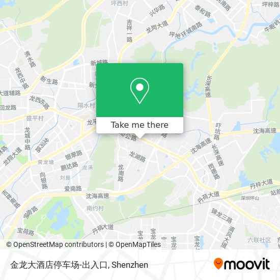 金龙大酒店停车场-出入口 map