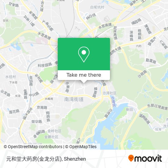 元和堂大药房(金龙分店) map