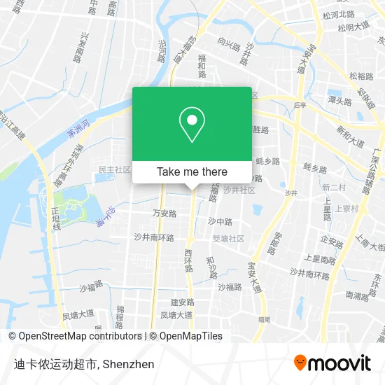 迪卡侬运动超市 map
