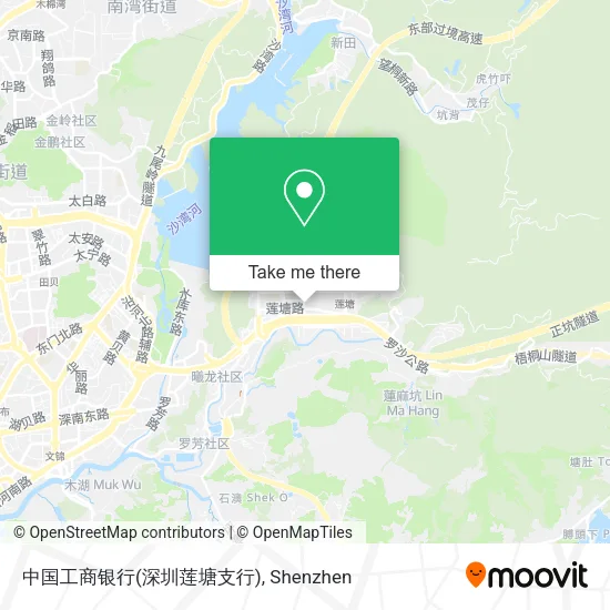 中国工商银行(深圳莲塘支行) map