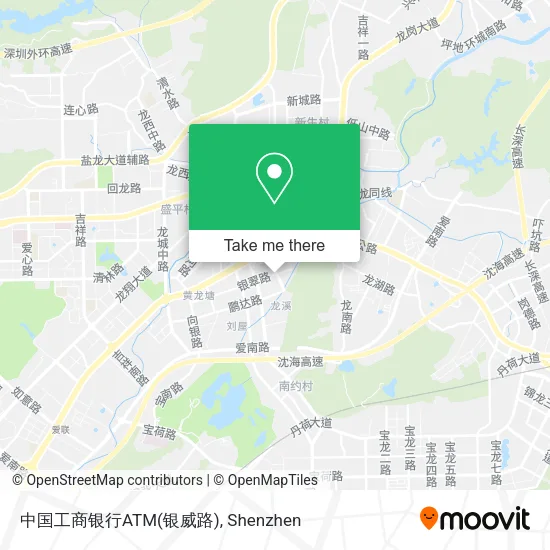 中国工商银行ATM(银威路) map