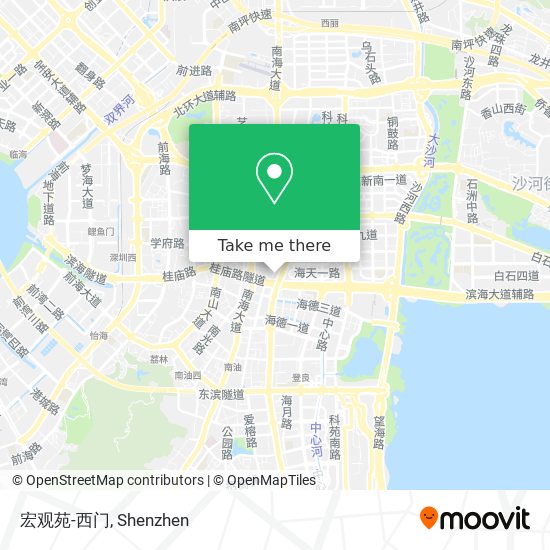 宏观苑-西门 map