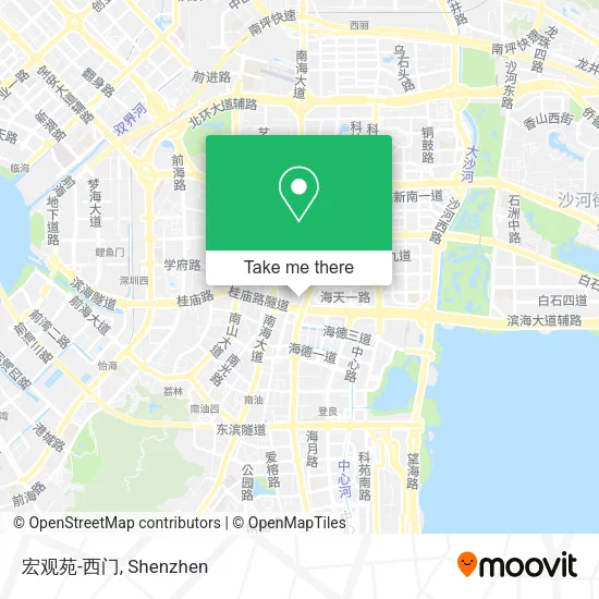 宏观苑-西门 map