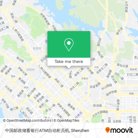 中国邮政储蓄银行ATM自动柜员机 map