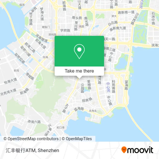 汇丰银行ATM map