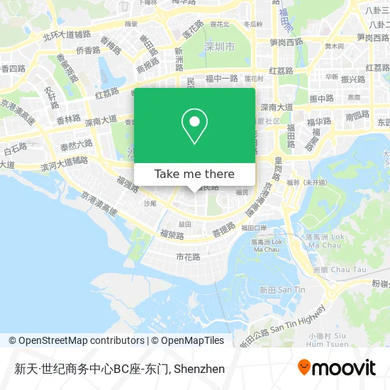 新天·世纪商务中心BC座-东门 map