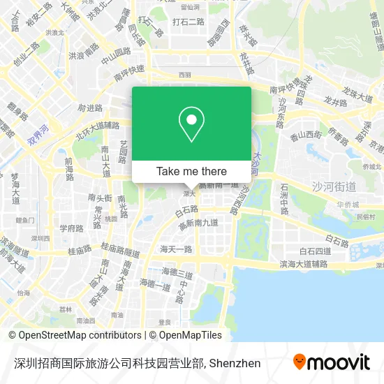 深圳招商国际旅游公司科技园营业部 map