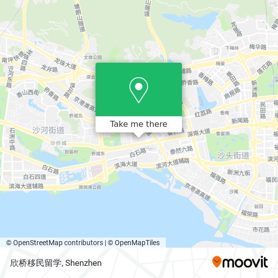 欣桥移民留学 map