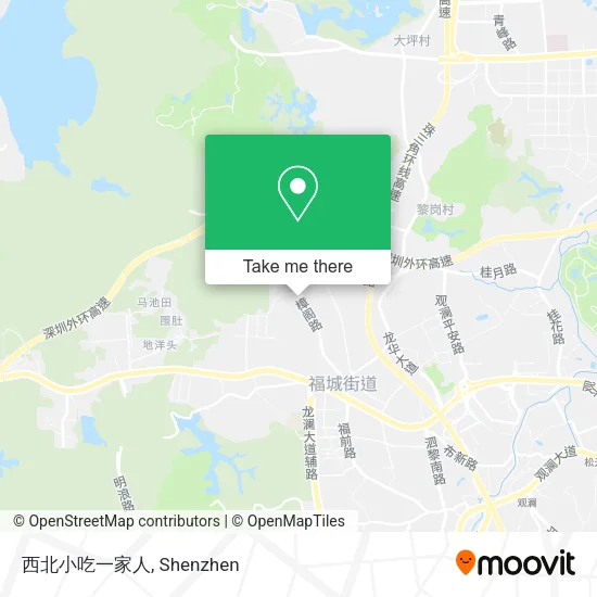 西北小吃一家人 map