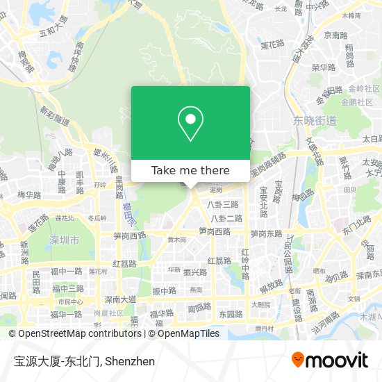 宝源大厦-东北门 map