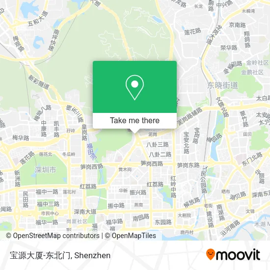 宝源大厦-东北门 map