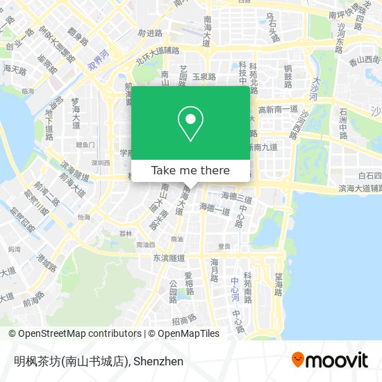明枫茶坊(南山书城店) map