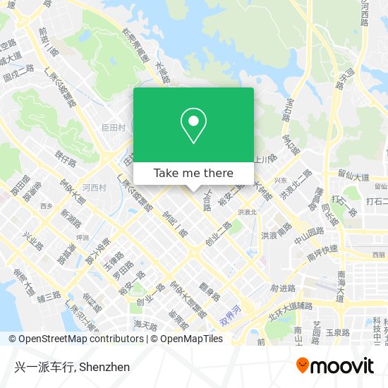 兴一派车行 map