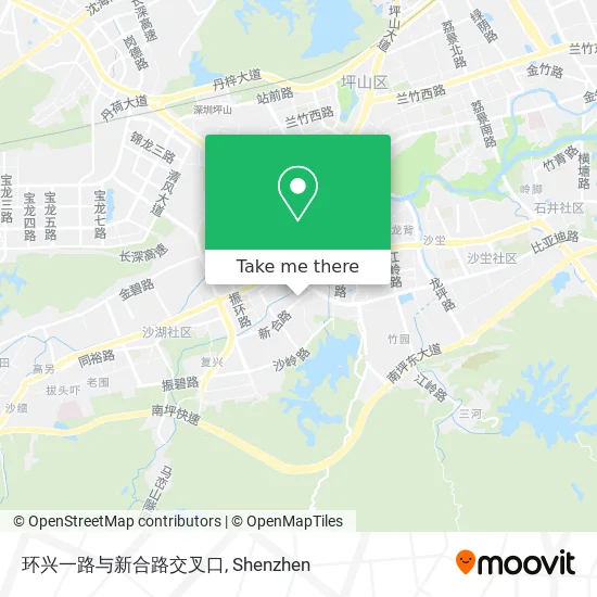 环兴一路与新合路交叉口 map