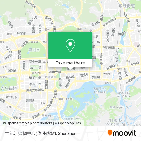 世纪汇购物中心(华强路站) map