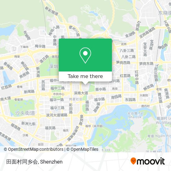 田面村同乡会 map