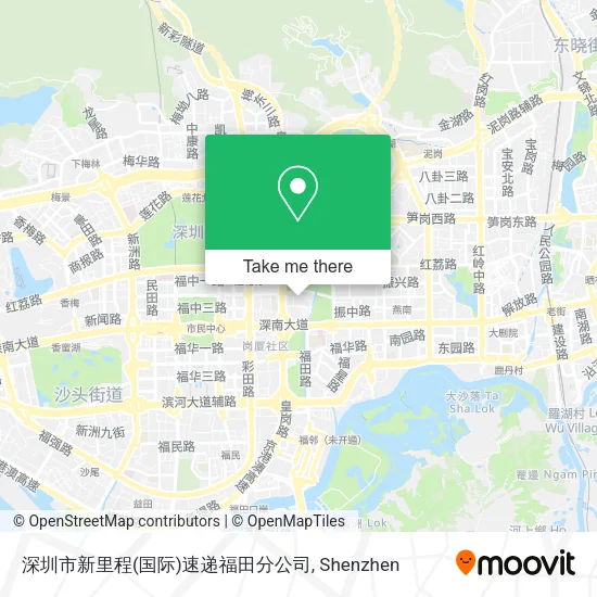 深圳市新里程(国际)速递福田分公司 map