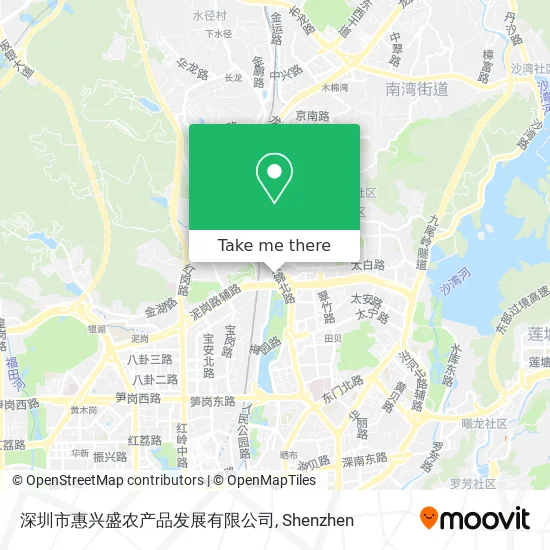 深圳市惠兴盛农产品发展有限公司 map