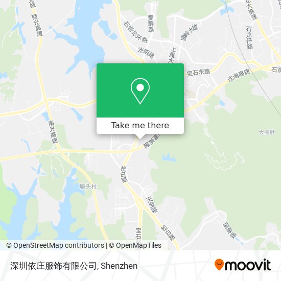 深圳依庄服饰有限公司 map