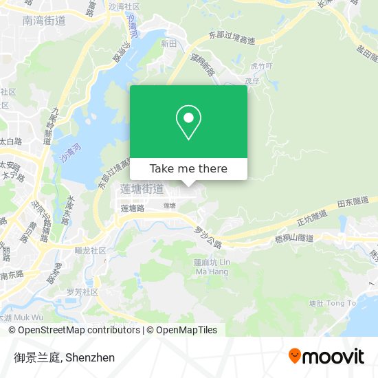 御景兰庭 map