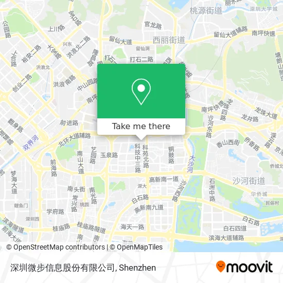 深圳微步信息股份有限公司 map