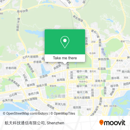 航天科技通信有限公司 map