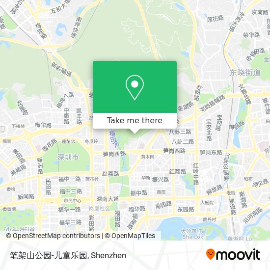 笔架山公园-儿童乐园 map